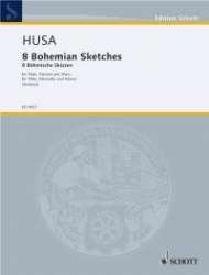 8 Bohemian Sketches (Flöte, Klarinette und Klavier) -Karel Husa / Arr.Michael Webster