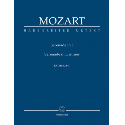 Serenade in c-moll KV 388 (384a) - Studienpartitur -Wolfgang Amadeus Mozart