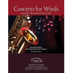 Concerto for Winds -Francis Poulenc / Arr.Kenneth Singleton
