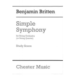 Simple Symphony For String Orchestra op. 4 - Study Score -Benjamin Britten