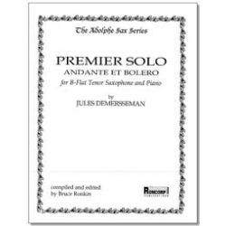 Premier Solo, Andante et Bolero - tenor sax and piano -Jules Demersseman
