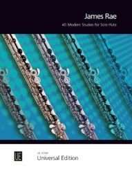 40 Modern Studies for Solo Flute -James Rae