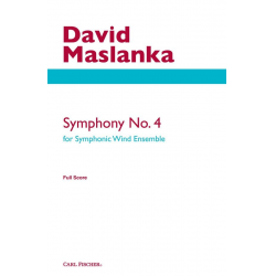 Symphony No. 4 - Full Score / Partitur -David Maslanka