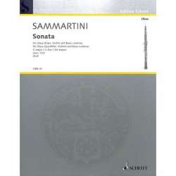Sonate G-Dur für Oboe & Basso continuo op. XIII No. 4 -Giuseppe Sammartini / Arr.Hugo Ruf