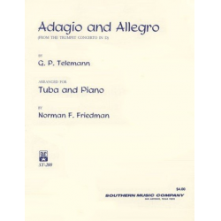 Adagio & Allegro für Tuba & Klavier -Georg Philipp Telemann / Arr.Norman F. Friedman