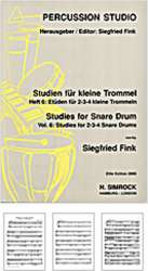 Studien für kleine Trommeln - Heft 6 -Siegfried Fink