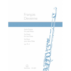 6 Duette op.75,2 für 2 Flöten -Francois Devienne