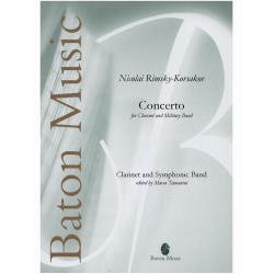 Concerto for Clarinet and Military Band -Nicolaj / Nicolai / Nikolay Rimskij-Korsakov / Arr.Marco Tamanini