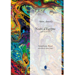 Nuits d'Egypte -Anton Stepanowitsch Arensky / Arr.Marcel Baars