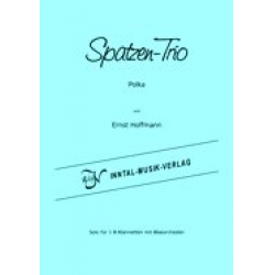 Spatzen-Trio für 3 Solo Klarinetten & Rhythmusgruppe -Ernst Hoffmann