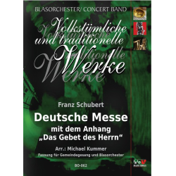 Deutsche Messe, D 872 - Gemeindegesang u. Blasorch.  Liedblatt -Franz Schubert / Arr.Michael Kummer