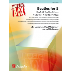 Beatles for 5 -Paul McCartney John Lennon & / Arr.Filip Ceunen