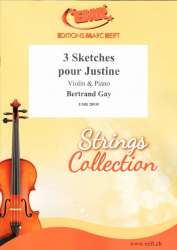 3 Sketches pour Justine - Bertrand Gay / Arr. Colette Mourey