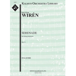 Serenade for Strings op. 11 - Score & Set -Dag Wirén