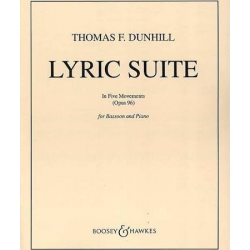 Lyric Suite op. 96 (in 5 Sätzen) für Fagott & Klavier -Thomas F. Dunhill