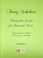Twenty-One Lieder for Horn and Piano - Vol. I
