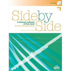 Side by Side (2 Flutes) - Buch/CD -Robin de Smet