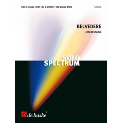 Belvedere (for Bb Flugel Horn (or Bb Cornet) and Brass Band) -Jan de Haan