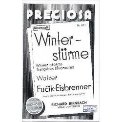 Winterstürme (Walzer) - Verlagskopie -Julius Fucik / Arr.Erich Gutzeit
