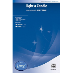 Light A Candle 3 Pt Mixed/SAB -Andy Beck