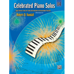 Celebrated Piano Solos Book 4 - EI -Robert D. Vandall
