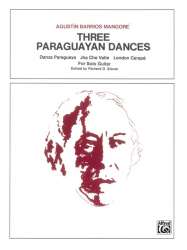 3 Paraguayan Dances : for guitar -Agustín Barrios Mangoré