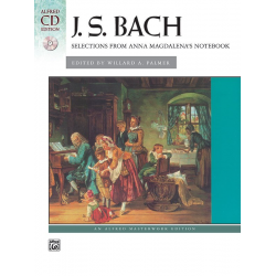 CD Edition:Anna Magdalena Notebook Bk/CD -Johann Sebastian Bach