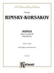 Songs op.55 and 56 vol.7 : -Nicolaj / Nicolai / Nikolay Rimskij-Korsakov