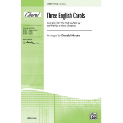 Three English Carols TTB - Donald P. Moore