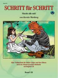 Schritt für Schritt Band 1b  (+CD) : Violin Schule -Kerstin Wartberg