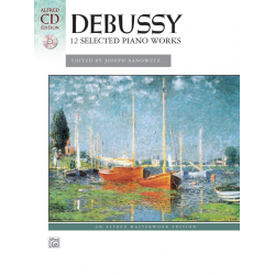 Debussy 12 Selected Works Bk&Cd - Claude Achille Debussy