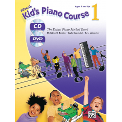 Kids Piano Course 1 (with CD/DVD) -Christine H. Barden