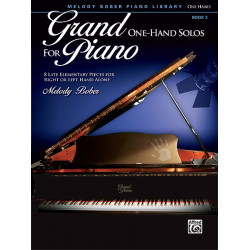 Grand One Hand Solos For Piano 3 -Melody Bober
