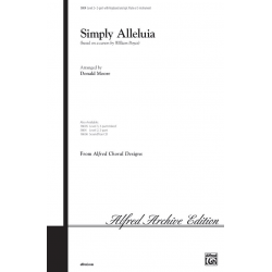 Simply Alleluia (2 part optional flute) - Donald P. Moore