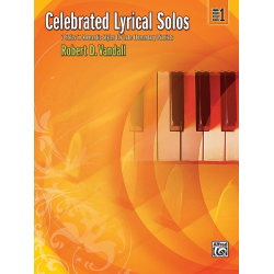 Celebrated Lyrical Solos, Book 1 -Robert D. Vandall