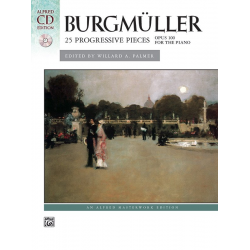 25 Progressive Pieces (Book/CD) -Friedrich Burgmüller