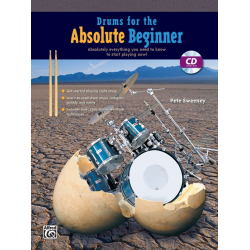 Drums for the Absolute Beginner. Book/CD -Pete Sweeney