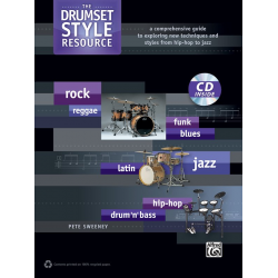 Drumset Style Resource (with CD) -Pete Sweeney