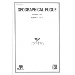 Geographical Fugue -Ernst Toch