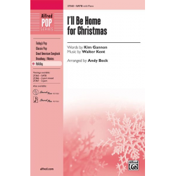 I'll Be Home for Christmas SATB -Walter Kent