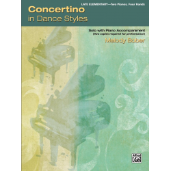 Concertino In Dance Styles (2P4H) -Melody Bober