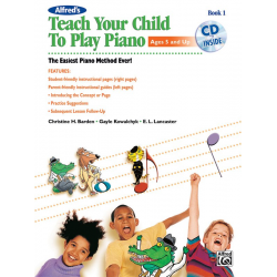 Teach Your Child To Play Pno (with CD) -Christine H. Barden