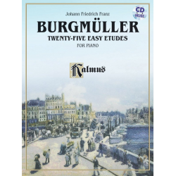 Burgmuller Easy Etudes Op 100 (with CD) -Friedrich Burgmüller