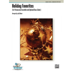 Holiday Favorites (percussion ensemble) -Diverse / Arr.Jeff Moore