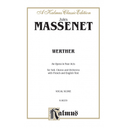 Werther : vocal score (fr/en) -Jules Massenet