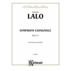 Symphony espagnole op.21 for Violin and Orchestra : -Edouard Lalo