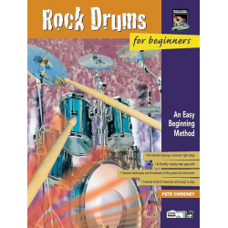 Rock Drums For Beginners Bk/DVD -Pete Sweeney