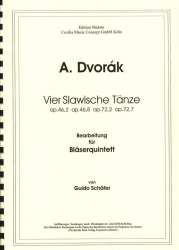 Bläserquintett: Vier Slawische Tänze (Nr. 2, 8, 10, 15) -Antonin Dvorak / Arr.Ulf-Guido Schäfer
