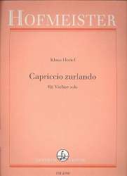Capricio Zurlando : für Violine -Klaus Hertel