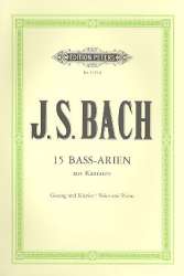 Arien : für Baß und Klavier (dt) -Johann Sebastian Bach